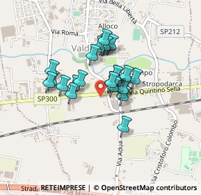 Mappa Via Quintino Sella, 13855 Valdengo BI, Italia (0.29231)