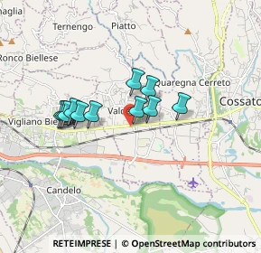 Mappa Via Quintino Sella, 13855 Valdengo BI, Italia (1.33091)
