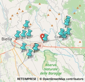Mappa Via Quintino Sella, 13855 Valdengo BI, Italia (3.61357)