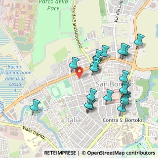 Mappa Via Deledda, 36100 Vicenza VI, Italia (0.509)