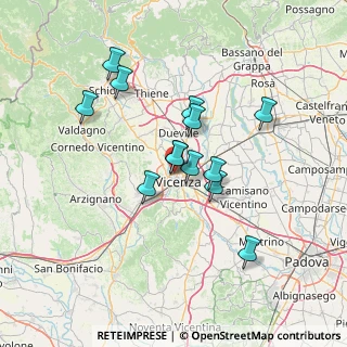 Mappa Via Volturno, 36100 Vicenza VI, Italia (11.55462)