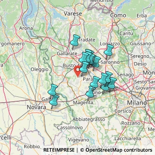 Mappa Via Giosuè Carducci, 20020 Dairago MI, Italia (9.98444)