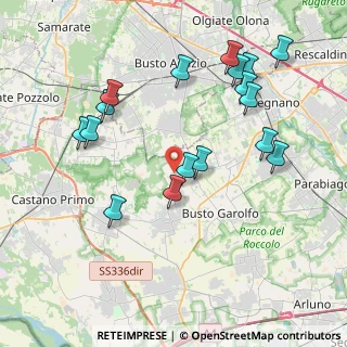 Mappa Via Giosuè Carducci, 20020 Dairago MI, Italia (4.21353)