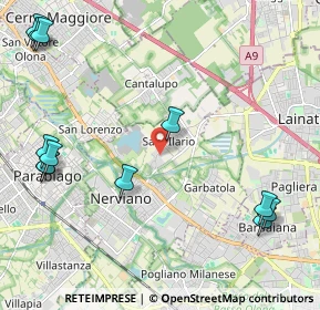Mappa Via Filippo Turati, 20014 Nerviano MI, Italia (2.86417)