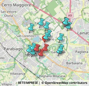 Mappa Via Filippo Turati, 20014 Nerviano MI, Italia (1.40222)