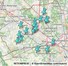 Mappa Via Filippo Turati, 20014 Nerviano MI, Italia (6.2475)