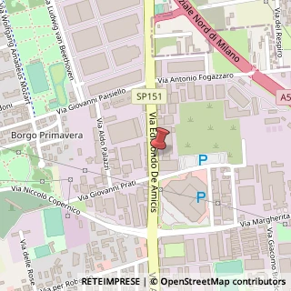 Mappa Via E. de Amicis, 36, 20092 Cinisello Balsamo, Milano (Lombardia)