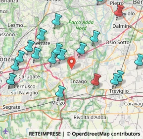Mappa Via A. Manzoni, 20060 Masate MI, Italia (9.417)