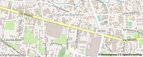 Mappa Vigliano Biellese