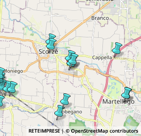 Mappa Terzo piano Giano Palace, 30037 Scorzè VE, Italia (2.92737)