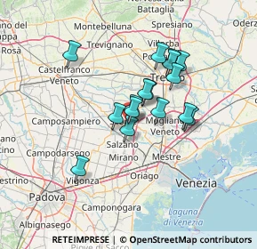 Mappa Terzo piano Giano Palace, 30037 Scorzè VE, Italia (10.27875)