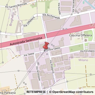 Mappa Via Talete, 29, 20864 Brugherio, Monza e Brianza (Lombardia)