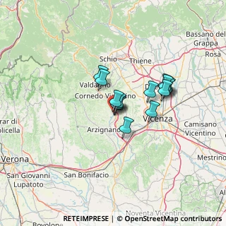 Mappa Via Giovanni XXIII, 36070 Trissino VI, Italia (9.12286)