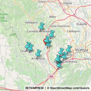Mappa Via Giovanni XXIII, 36070 Trissino VI, Italia (6.26846)