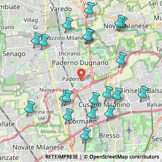 Mappa Via Gorizia, 20037 Paderno Dugnano MI, Italia (2.507)