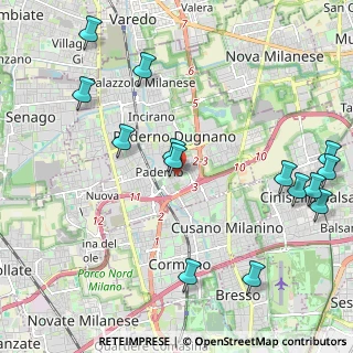 Mappa Via Gorizia, 20037 Paderno Dugnano MI, Italia (2.60643)