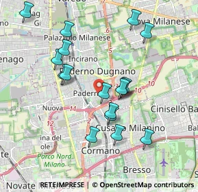 Mappa Via Gorizia, 20037 Paderno Dugnano MI, Italia (1.83294)