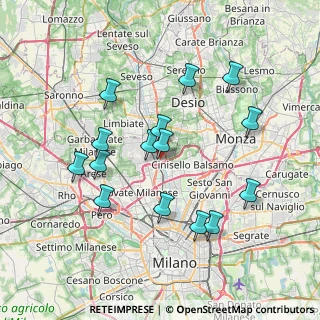 Mappa Via Gorizia, 20037 Paderno Dugnano MI, Italia (7.21)