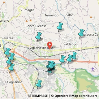 Mappa Via Vincenzo Mazzia, 13856 Vigliano Biellese BI, Italia (2.3705)