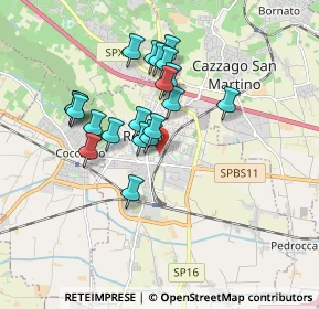 Mappa Via Ettore Spalenza, 25038 Rovato BS, Italia (1.5065)