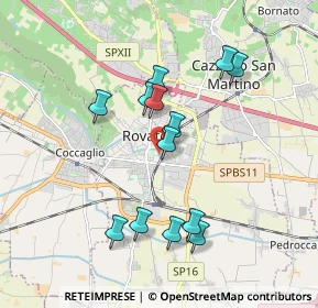 Mappa Via Ettore Spalenza, 25038 Rovato BS, Italia (1.70154)