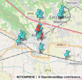 Mappa Via Ettore Spalenza, 25038 Rovato BS, Italia (1.682)