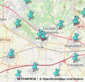 Mappa Via Ettore Spalenza, 25038 Rovato BS, Italia (5.79813)