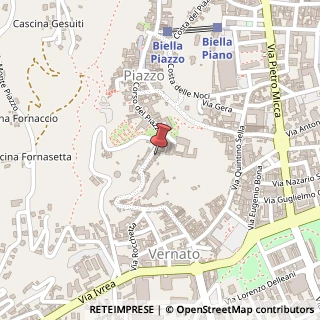 Mappa Costa Vernato, 104, 13900 Biella, Biella (Piemonte)