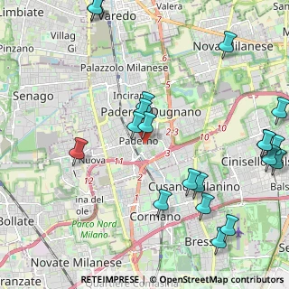 Mappa Via Emilio De Marchi, 20037 Paderno Dugnano MI, Italia (2.7235)