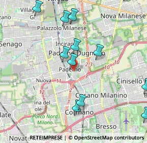 Mappa Via Emilio De Marchi, 20037 Paderno Dugnano MI, Italia (2.85313)