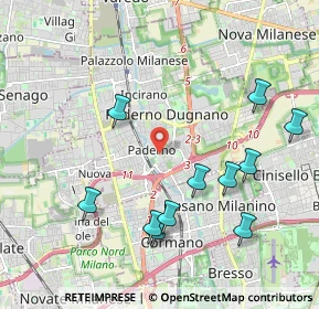 Mappa Via Emilio De Marchi, 20037 Paderno Dugnano MI, Italia (2.20091)