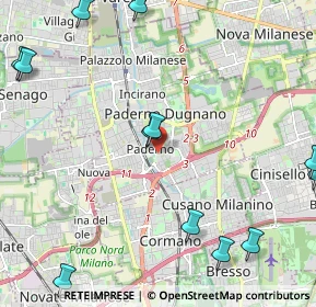 Mappa Via Emilio De Marchi, 20037 Paderno Dugnano MI, Italia (3.09308)