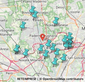 Mappa Via Emilio De Marchi, 20037 Paderno Dugnano MI, Italia (4.2295)