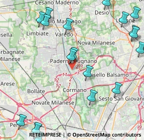 Mappa Paderno, 20037 Paderno Dugnano MI, Italia (6.024)