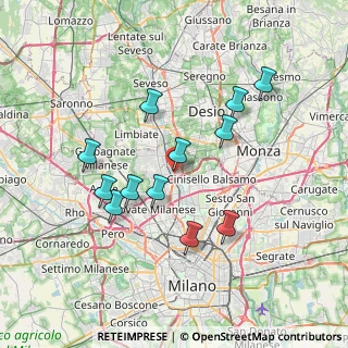 Mappa Via Emilio De Marchi, 20037 Paderno Dugnano MI, Italia (6.79)