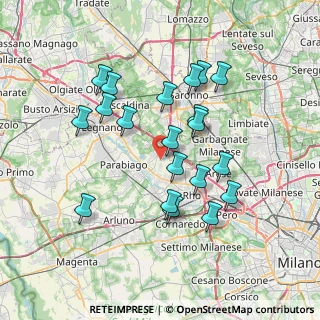 Mappa Via Adamello, 20014 Nerviano MI, Italia (6.8095)