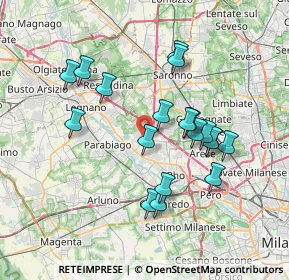 Mappa Via Adamello, 20014 Nerviano MI, Italia (6.69579)