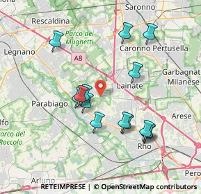 Mappa Via Adamello, 20014 Nerviano MI, Italia (3.51357)