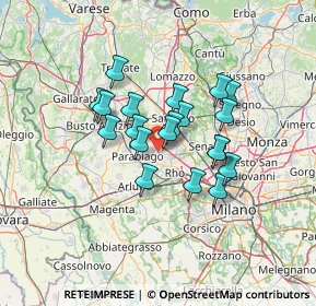 Mappa Via Adamello, 20014 Nerviano MI, Italia (10.051)