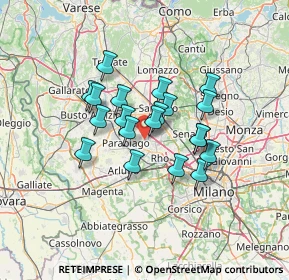 Mappa Via Adamello, 20014 Nerviano MI, Italia (10.112)