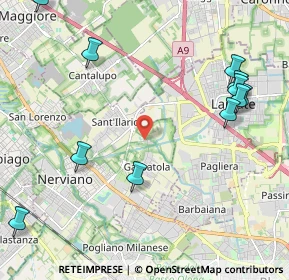 Mappa Via Adamello, 20014 Nerviano MI, Italia (2.96462)