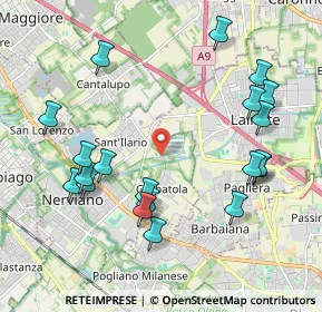 Mappa Via Adamello, 20014 Nerviano MI, Italia (2.2475)