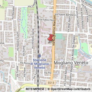 Mappa Via Toti dal Monte, 25, 31021 Mogliano Veneto, Treviso (Veneto)