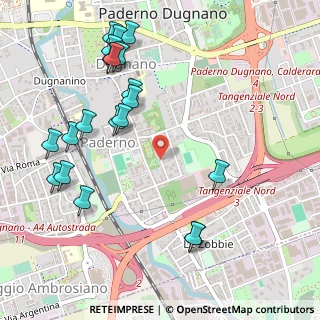 Mappa Via Francesco Cherubini, 20037 Paderno Dugnano MI, Italia (0.6145)