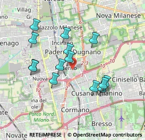 Mappa Via Francesco Cherubini, 20037 Paderno Dugnano MI, Italia (1.71071)