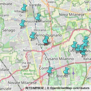 Mappa Via Francesco Cherubini, 20037 Paderno Dugnano MI, Italia (2.61714)