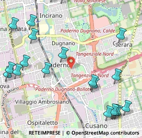 Mappa Via Francesco Cherubini, 20037 Paderno Dugnano MI, Italia (1.4655)