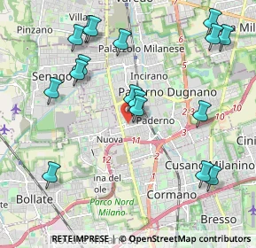 Mappa Via Avogadro, 20037 Paderno Dugnano MI, Italia (2.30235)