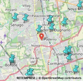 Mappa Via Avogadro, 20037 Paderno Dugnano MI, Italia (2.90556)