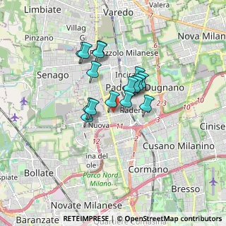 Mappa Via Amedeo Avogadro, 20037 Paderno Dugnano MI, Italia (1.23625)